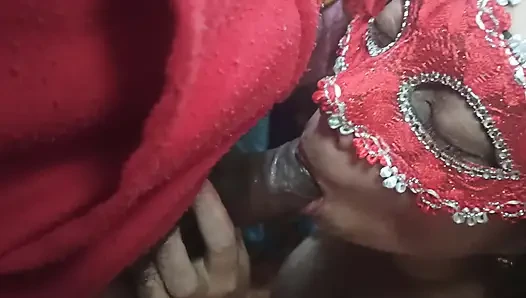 I come home tired from work and my wife greets me with a delicious blowjob.