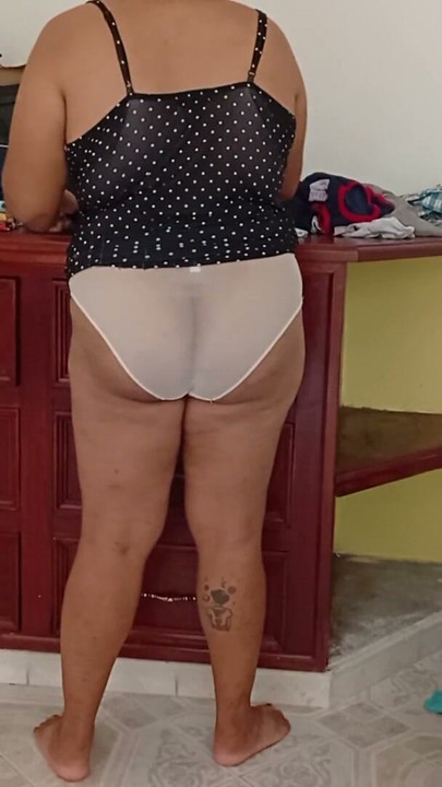 Chubby Mom Tidying Up Room and Folding Laundry 1 | Clip 1
