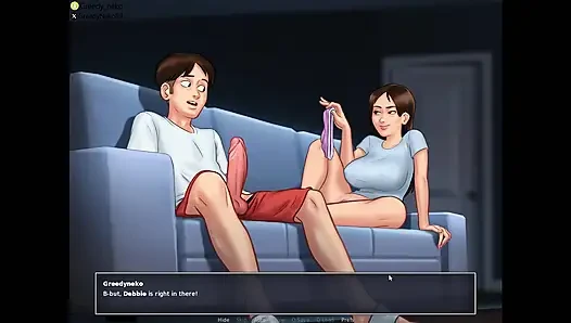 Üvey kız kardeşimi kanepede siktim