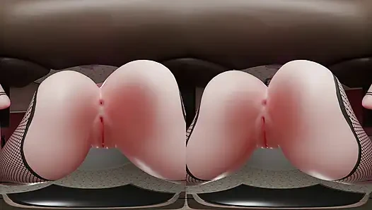 Guestoy - VR Edition. Son fragman (serbest bırakıldı). Gözlüklü iri göğüslü genç kız yüze oturuyor ve tükürüyor. POV.