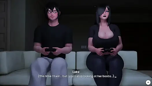 Mansion days #5 - cewek gotik seksi menggunakan mulut basahnya