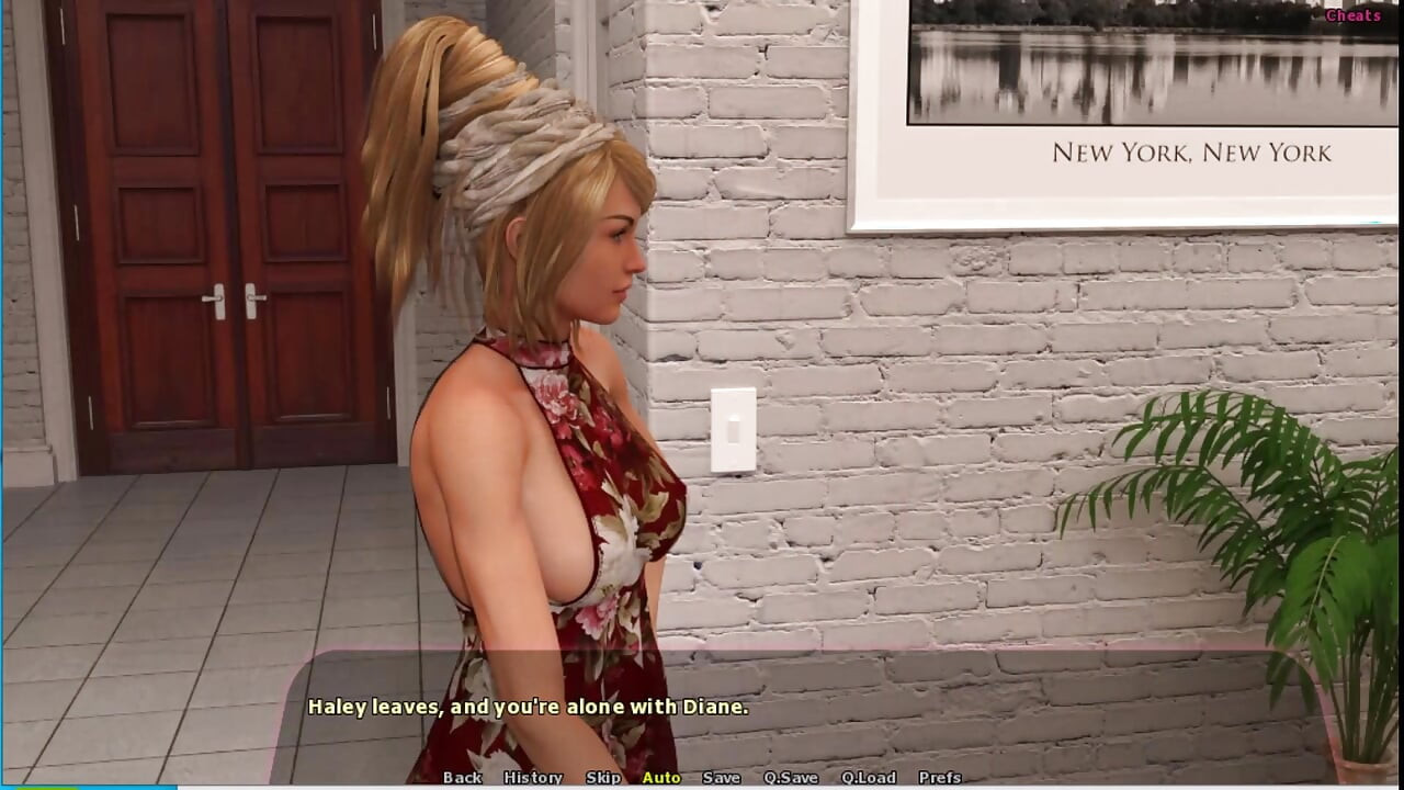 Haley Story #12 - Haley gave Johannes a blowjob. Hayley, Mr Andrew and Johannes went out and Johannes fucked Hayley hard