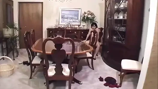 90's Hairy Girl Fetishizes Her Hair