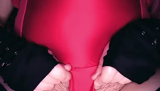 creamy orgasm for devil costume babe