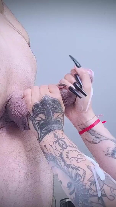Teasing and edging, thick cock, load of several cum, post orgasms | Clip 2