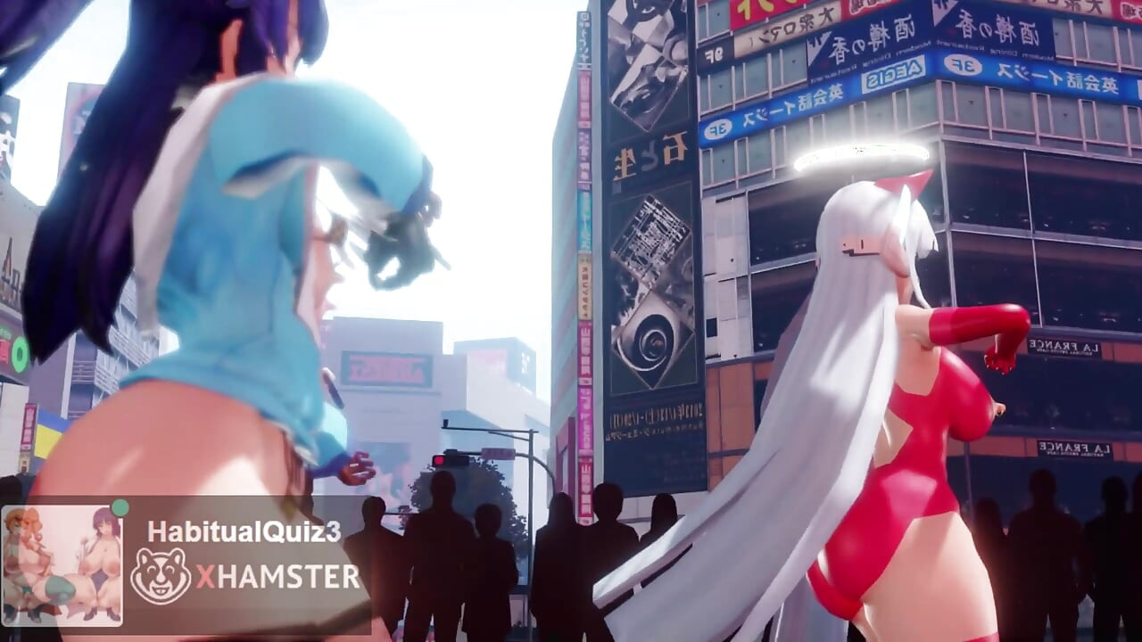 mmd r18 3d hentai ahegao Blue Archive Cellphone paranoia girl sexy princess ntr dildo fuck hard sex ahegao blowjob