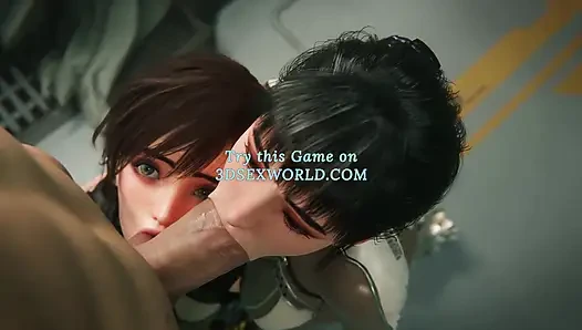 Heißer dreier mit lily und eve (exklusives 3D sexspiel)