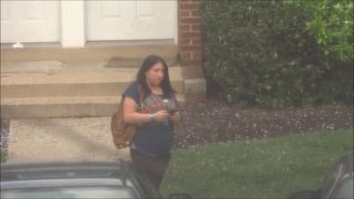 fat hooker knocks on wrong door, walks away