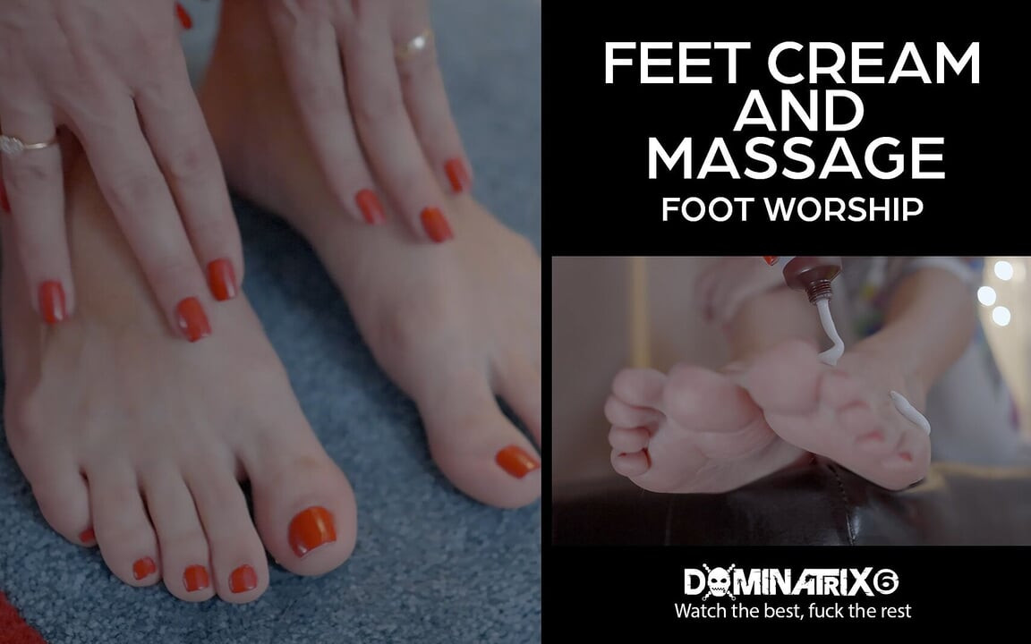 Feet Cream and Massage Foot Worship