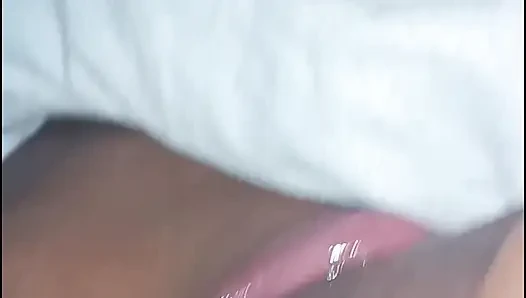 Stuffing Her Throat with Her Tits Out!