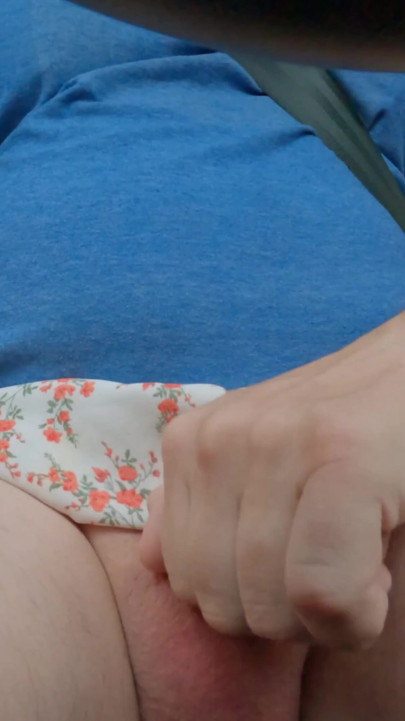 Straight guys goes out in a skirt and panties with his exposed cock | Clip 1