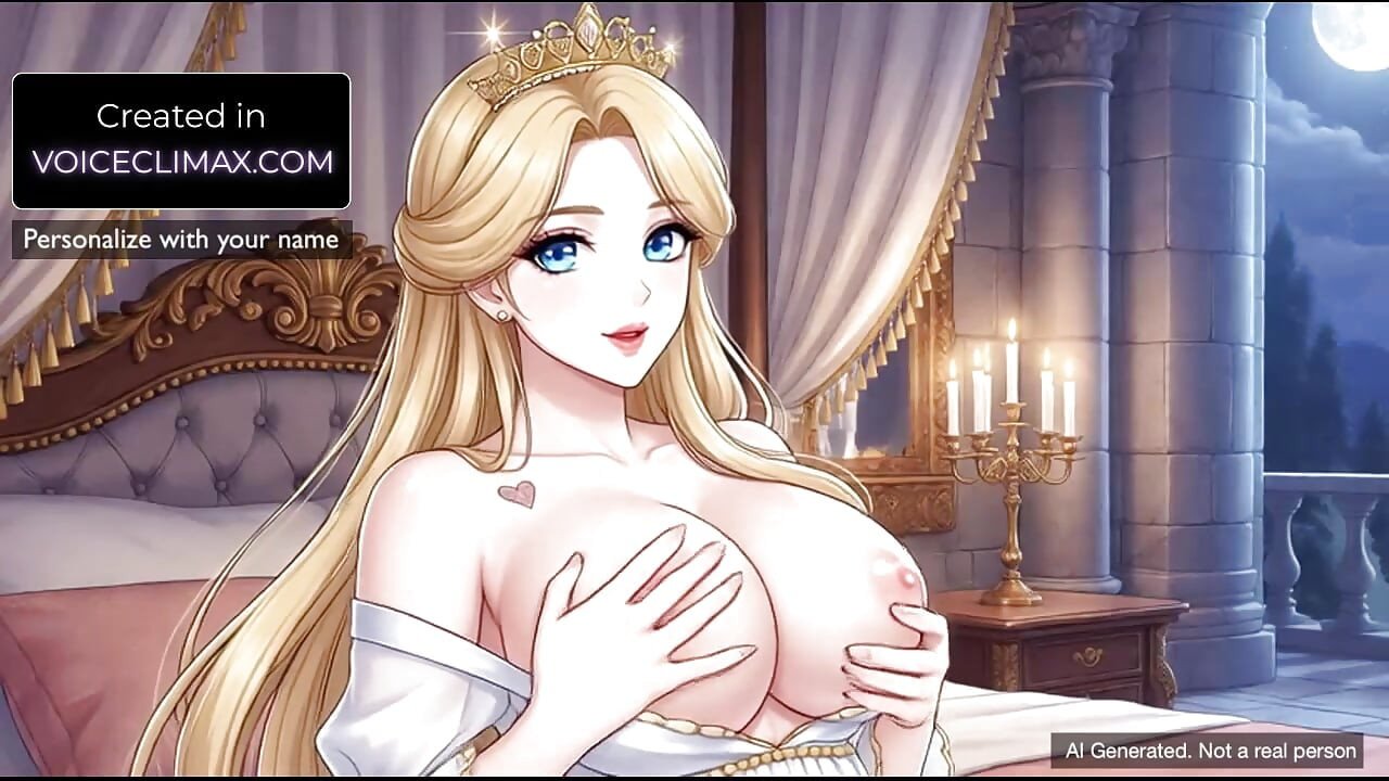 Anime princesa sumisa recompensa al héroe salvador con agradecida instrucciones de paja - hentai en primer plano habla sucio