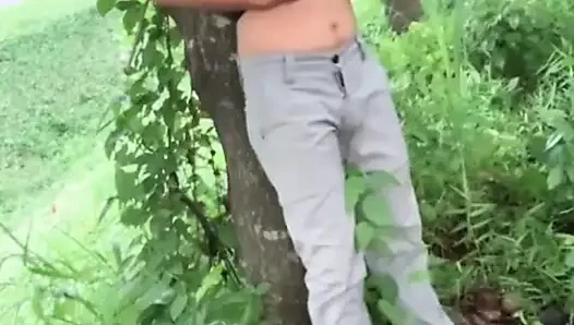 Asian handome boy jerk off