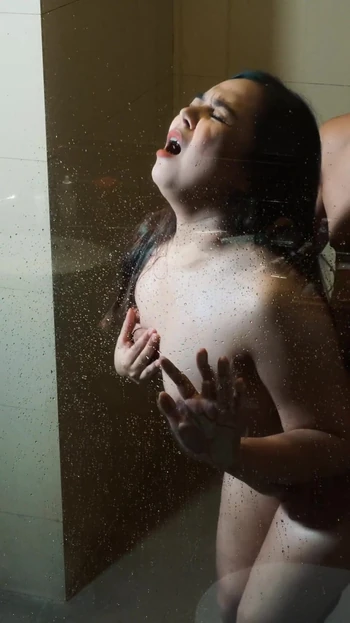 Iconic moment from "Caught Cheating on Video Call... Then Fucked in the Shower (Pinay POV)"