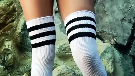 Dada Besar Lucu Pirang Amerika