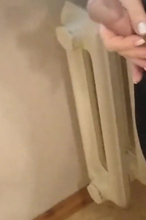 The nurse jerks off my cock and ends up in a jar for tests #2