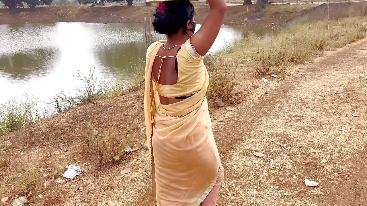 Gaon Ki Talab Par Sexy Hot Bhabhi Ka Romantic Video | Kiran bhabhi Fucked Village Outdoor Sex Video Full Hindi Audio