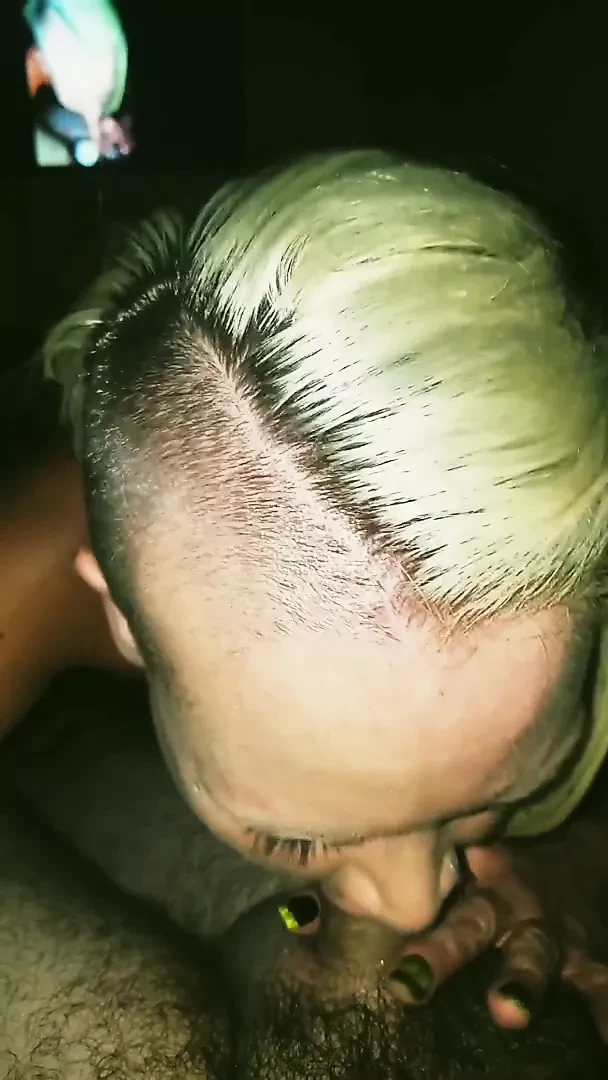 slut blowing crystal clouds & devouring cock.