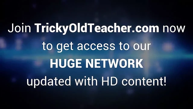 Tricky Old Teacher - Karolin drops her panties