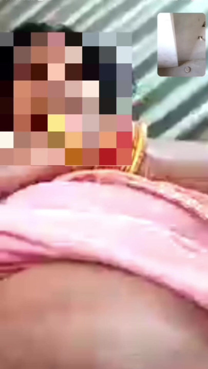 Captivating moment from "Desi village ki bhabhi apne lover ko video call pe gand aur chut dikha"