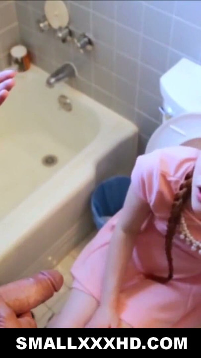 Petite Redhead Teen Gets Stuck In Toilet & Fucked By Friend's Step Dad | Clip 1