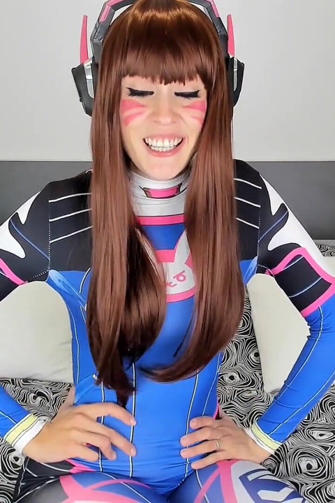 角色扮演Dva JOI和sph