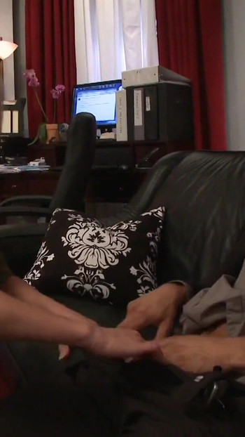 Must-see moment from "Busty blonde eats cumload afyer a hardcore bang session"