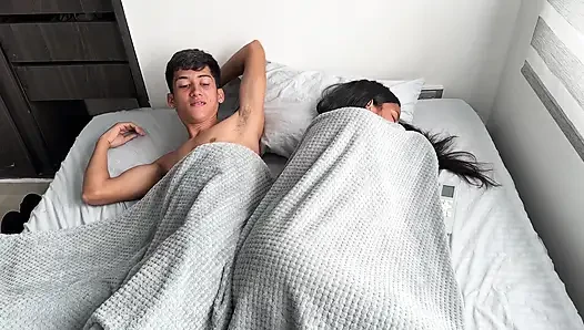I Share Hotel Room with My Latina Hermastra and I Fuck Her Huge Ass, I Come on Her Rich Pussy