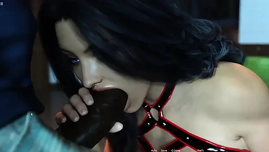 Milf Anna Sucking Old Man Huge Black Cock In Bar And Cum Swallows