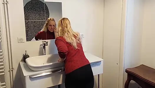 Mature Blonde Wife Enjoys Massage Sex and Foot Fetish