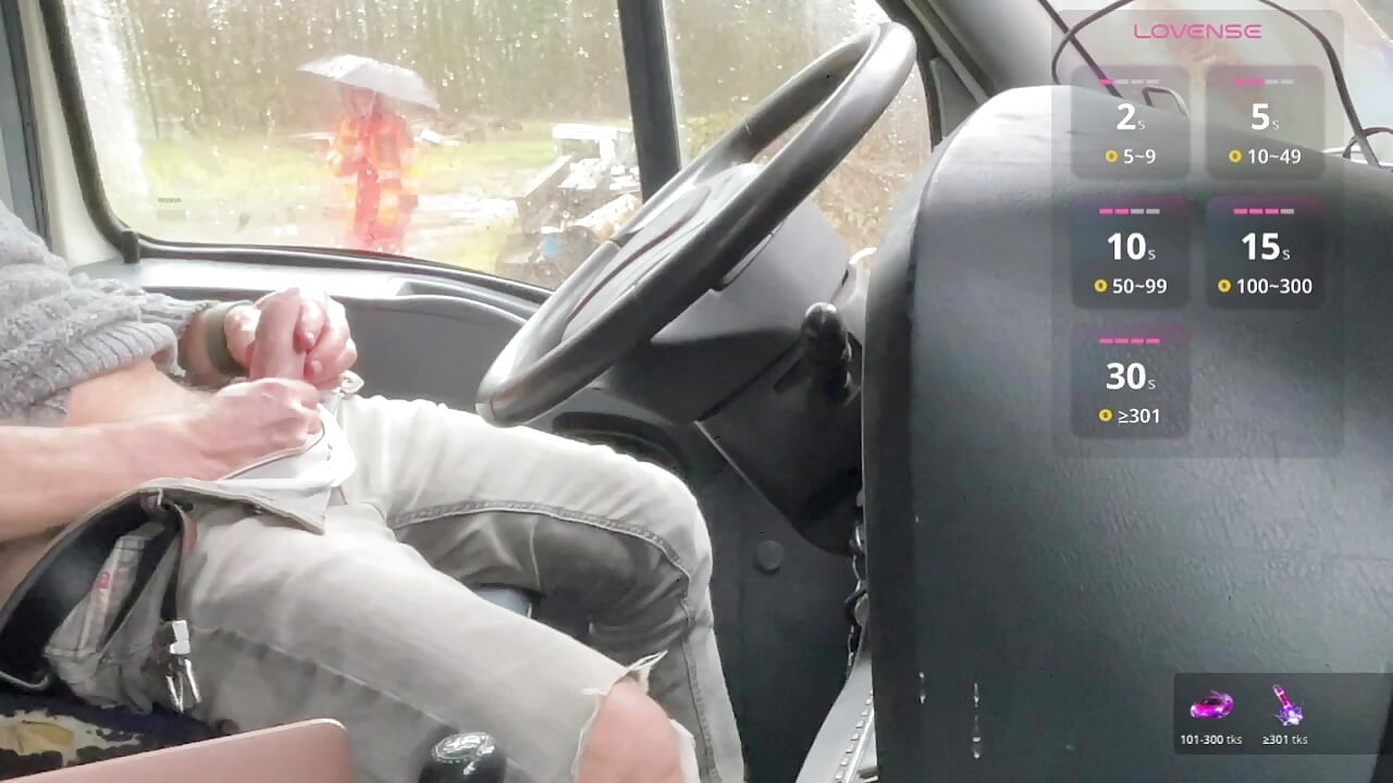 Stormy na estrada - uma reunião inesperada perto do meu caminhão