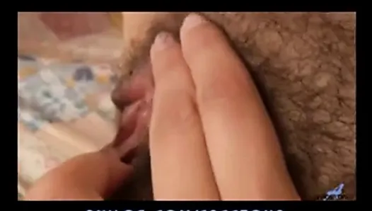 Amateur step mom hairy pussy play