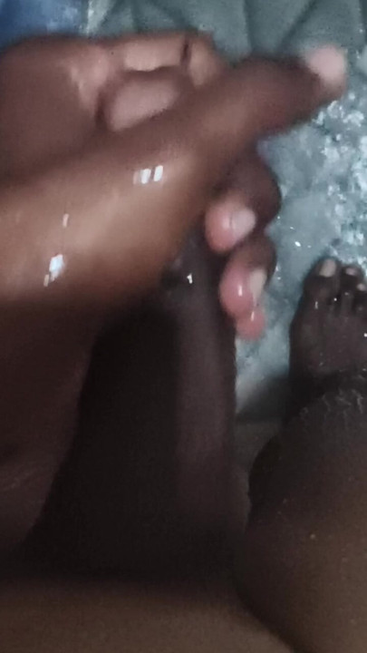 Masturbation in shower