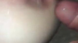 Boy dripping while enjoying daddy's dick