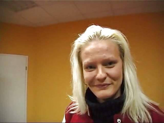 Sexy blonde girl will do anything