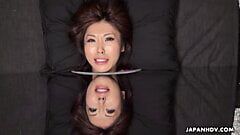 Japansk kvinna kaori buk blev gruppknullad, ocensurerad