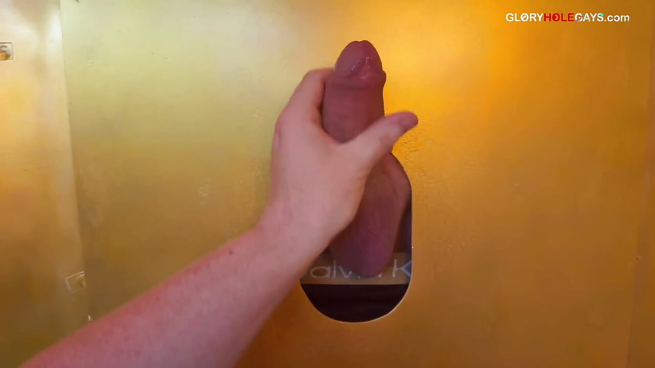 Cum challenge - heterosexueller typ mit einem großen schwanz