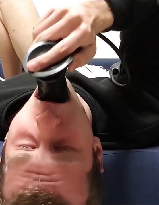 Fucking My Throat with This Dildo