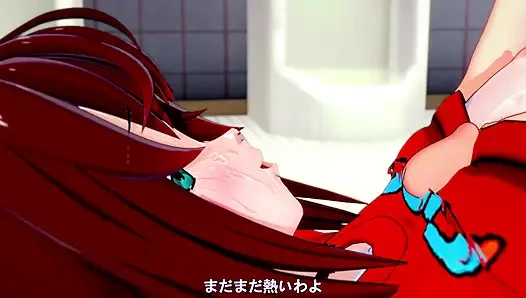 +18 sapık kız öğrenci kız arkadaş banyoda erkek arkadaşına lezzetli şeyler yapıyor - hentai