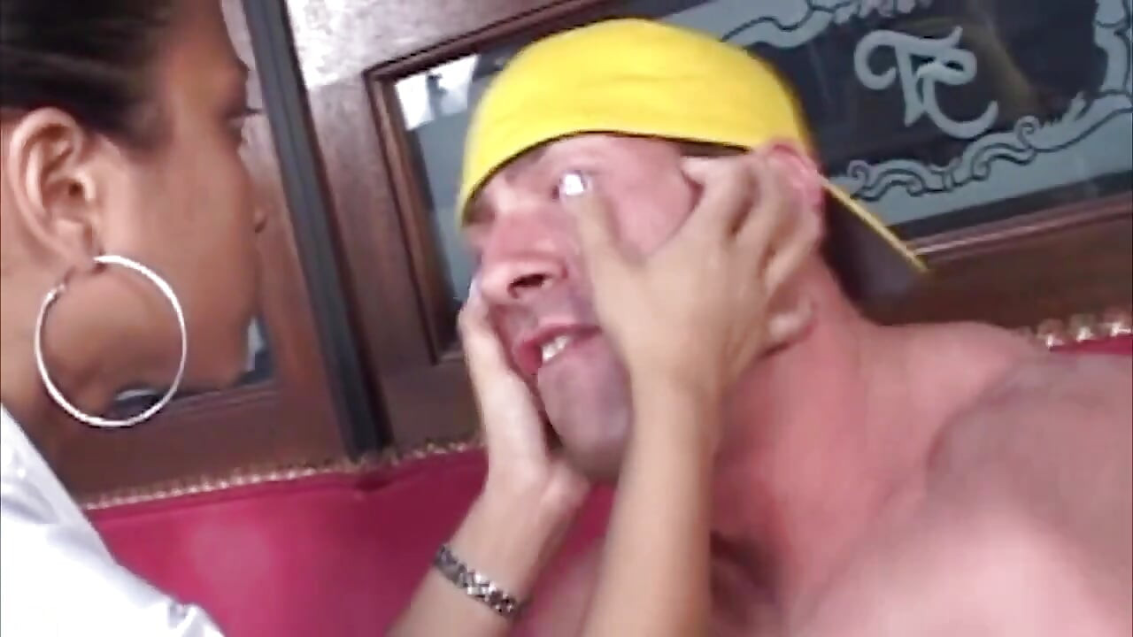 Young Asian Nurse Rides Muscular Patient Wildly