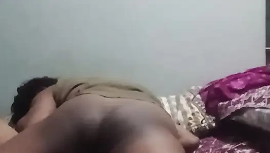 Desi Indian sister-in-law is riding a lot of land