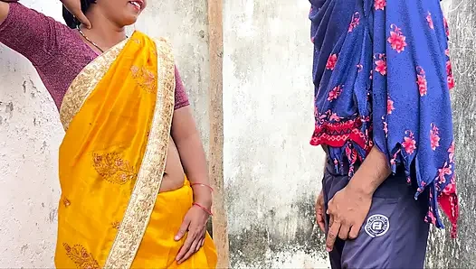 Jija And Sali ki Chudai video sex video for Jija and Sali Love Story Cute Saree Girl Romance Full Hindi Audio