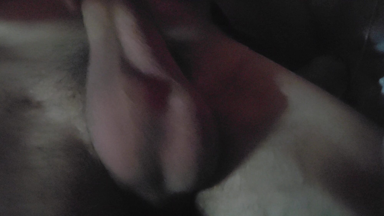 Stroking cock