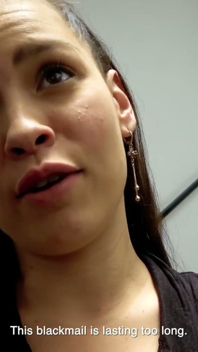 Cheating slut happy on her knees sucking cock to get facial cumshot | Clip 1