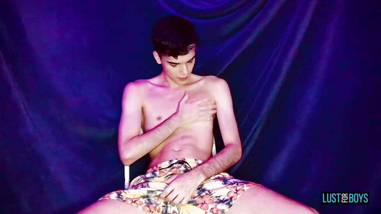 LustForBoys Henry Evans Toys His Tight Hole While Stroking His Big Cock