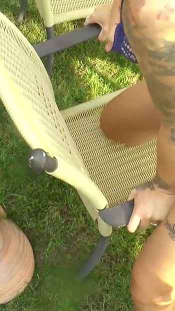 Memorable moment from "CREAMPIE SWINGER GROUP SEX GARDEN PARTY WITH 2 GERMAN TEENS"