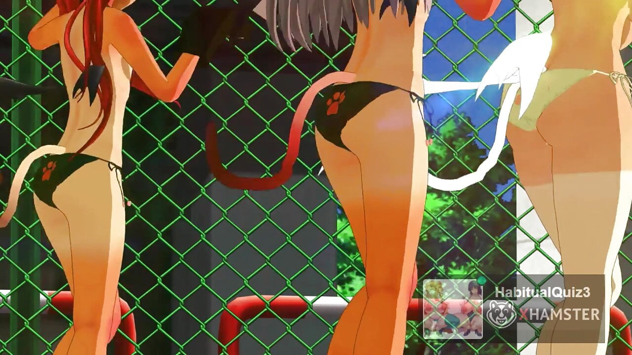 MMD r18 Nyanpaia Gymnastics  3d hentai