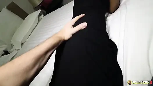 Johntronx - celana dalam merahnya lepas dan kontolku masuk