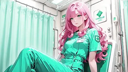 Rosa haare krankenschwester-nachmittag flüstern: Vom faulen Blick bis zum Zittern