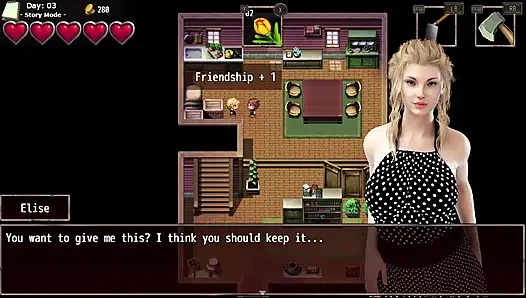 Engel und Dämonen mit dicken brüsten